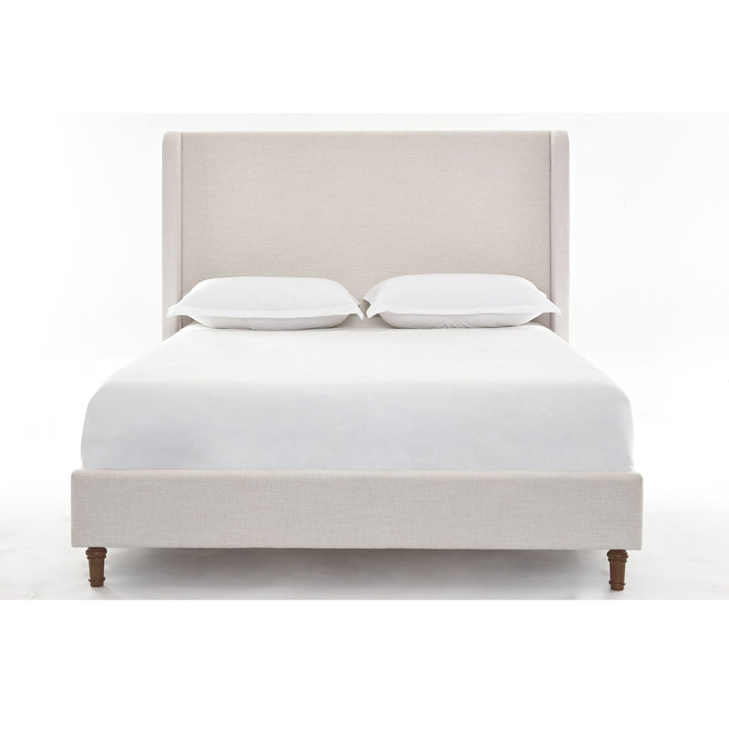 Harper - Cama tapizada con cabecero alto / Cabecero alto / Elegancia sencilla / No necesita somier