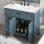 Bathroom Vanity With Sink, 2 Doors 2 Drawers, Freestanding Design