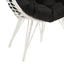 Galzed - Patio Lounge Chair - Black / White