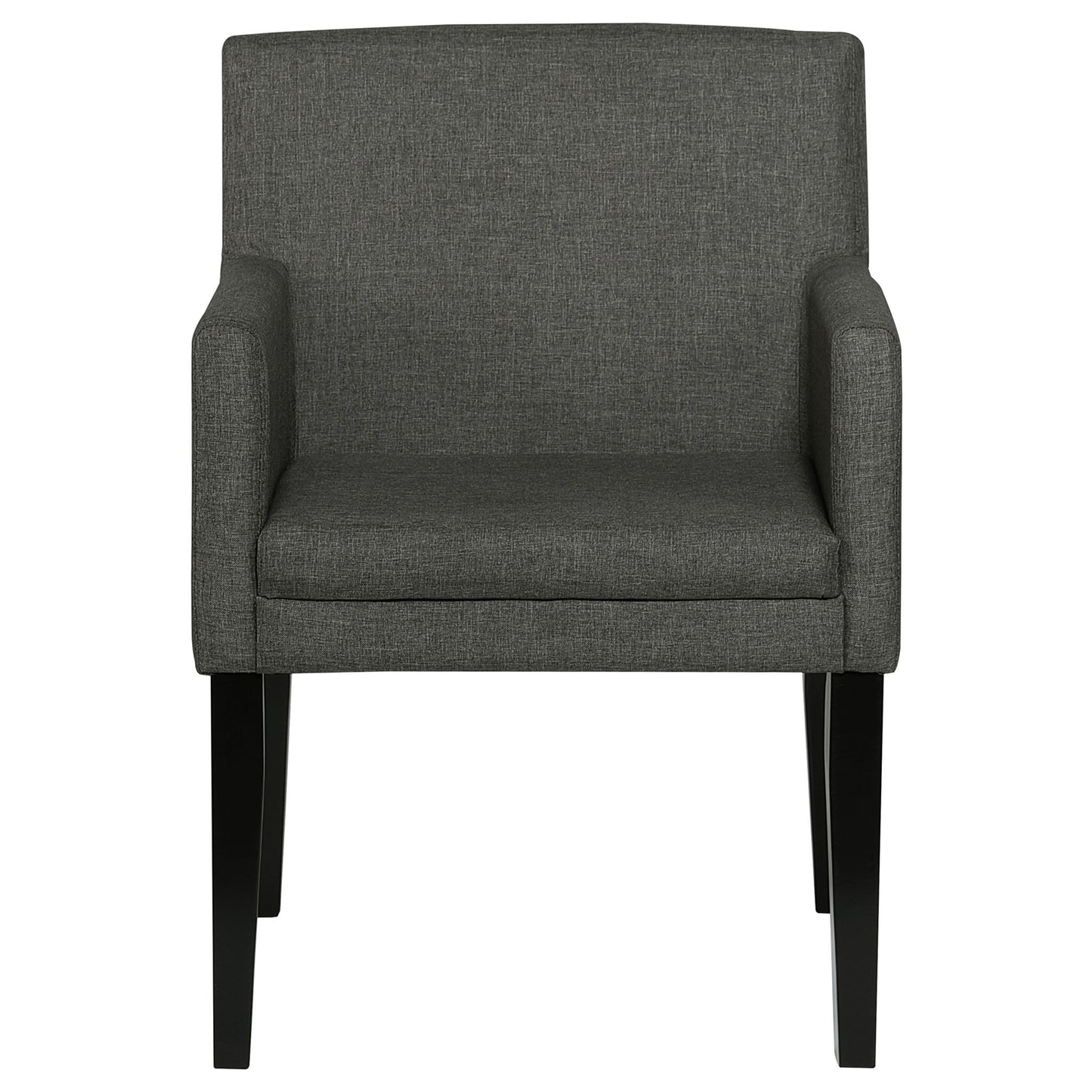 Yorkshire - Upholstered Dining Arm Chair With Cushioned Arms (Set of 2) - Gray