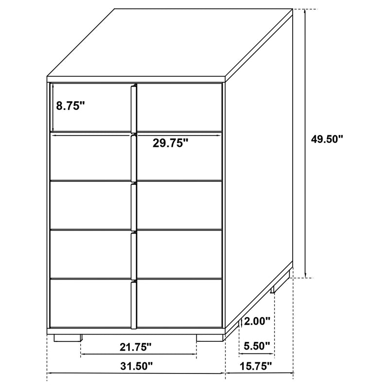 Jeremiah - Bedroom Set With LED Headboard
