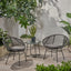 Cordella - Outdoor Woven Wicker Chairs With Cushions, (Set of 2)