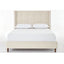 Peyton - Upholstered Bed With 54" High Headboard, Traditional Hand Buttoned Tufting