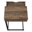 Accent Table, C - Shaped Contemporary Elegant Desig