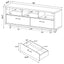 Drawer Storage TV Console