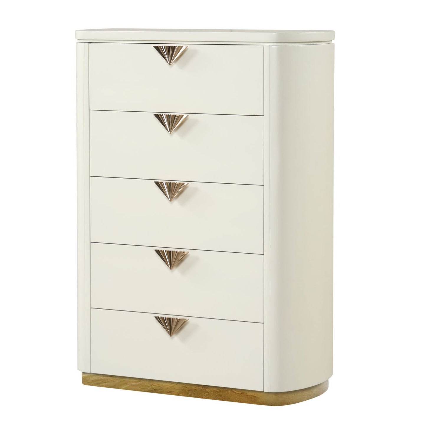 La Pierre - 5 Drawer Chest - Beige