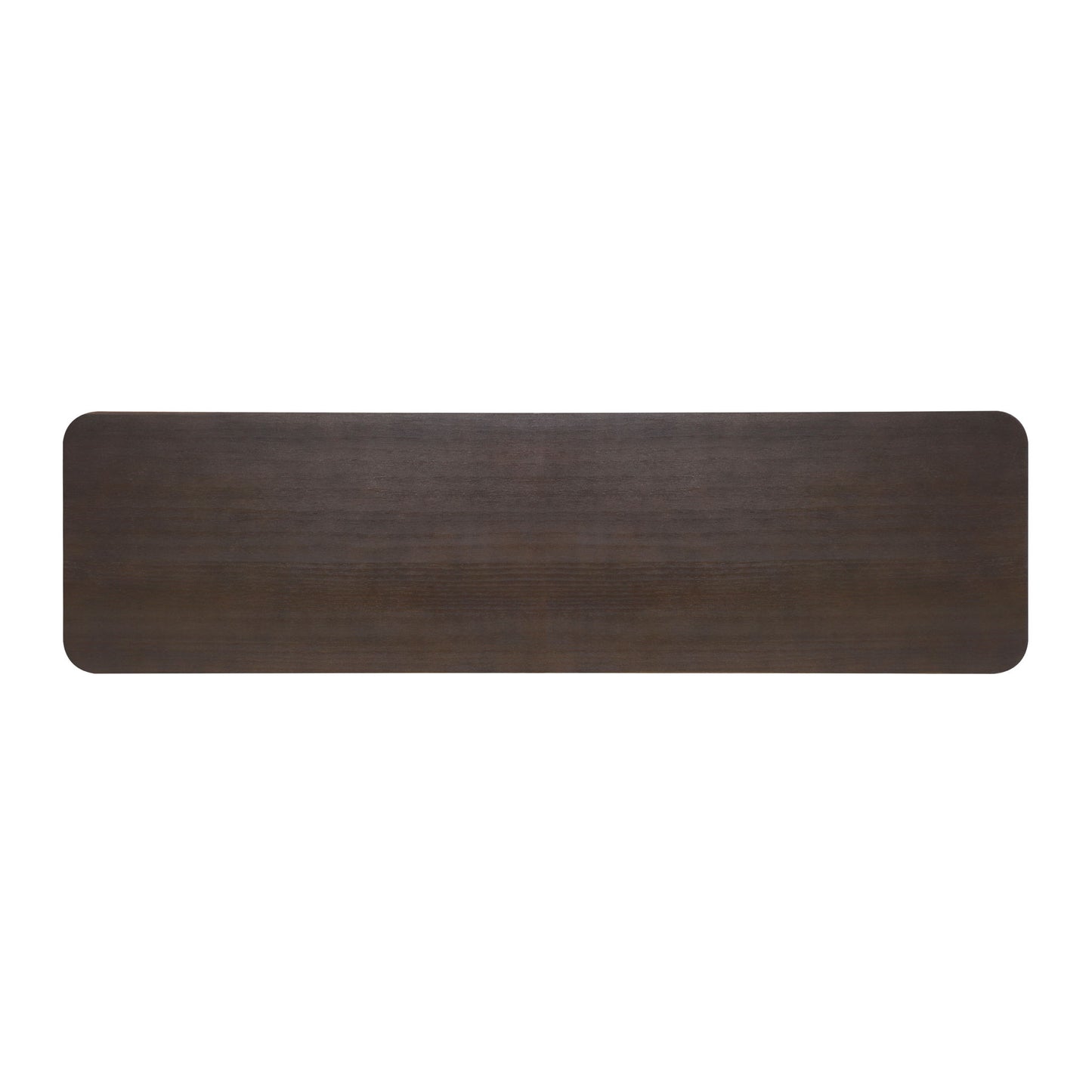 Console Table With Open Arch Cutouts For Living Room Hallway - Espresso