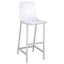 Garbo - 5 Piece Bar Set With Stools - Chrome