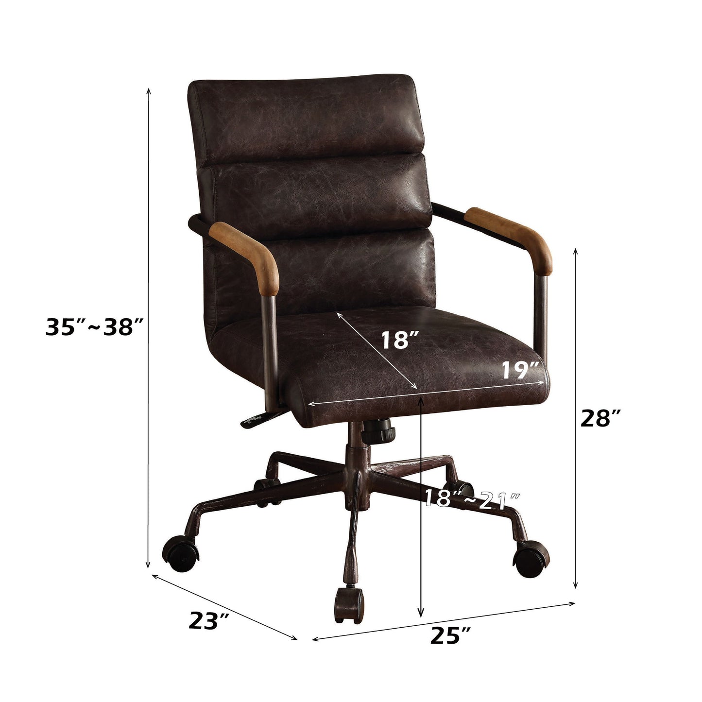 Harith - Retro Top Grain Office Chair
