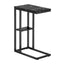 Accent Table, C - Shaped, Marble Look Contemporary & Modern Convenient Design