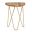 Patrice - Handcrafted Metal And Wood Accent Table