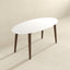 Ada - Oval Dining Table And 4 Side Chairs - White