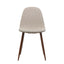 Elegant Dining Chair Set With Fabric