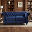 Chesterfield Button Tufted Loveseat With Rolled Arms