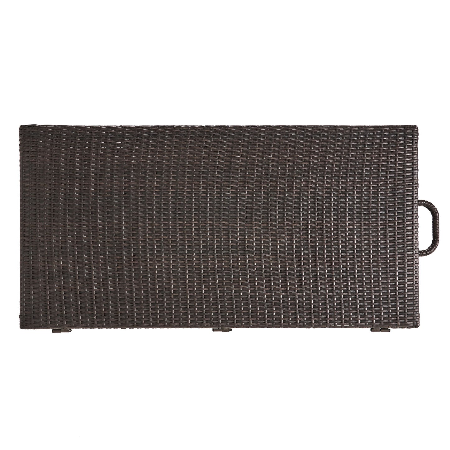 Blake - Wicker Cushion Box - Brown Multi