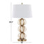 Linx - Contemporary Table Lamp (Set of 2) - Gold / White