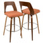 Trilogy - Mid Century Modern Barstool (Set of 2)