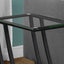Accent Table, C - Shaped, Sturdy Construction, Contemporary & Modern
