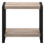 Accent Side Table, Narrow, Small, 2 Tier, Contemporary And Modern