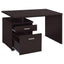 2 Drawer Reversible Office Desk With Modular Design