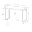 Computer Desk For Home Office, Laptop, Modern Convenient Design