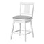 Swivel Bar Stool Counter Height, Transitional (Set of 2)