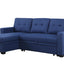 Upholstered Pull Out Sectional Sofa With Chaise