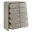 Aria - 5 Drawer Chest - Beige