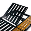 Chaise Lounge Set, 5 Position Adjustable, Flat Side Surface Storage