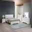 Bed With LED Light Accents Headboard