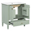 Freestanding Vanity With 1 Drawer & 2 Soft Close Doors With Door Mounted Storage