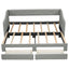 Upholstered Daybed With 2 Drawers