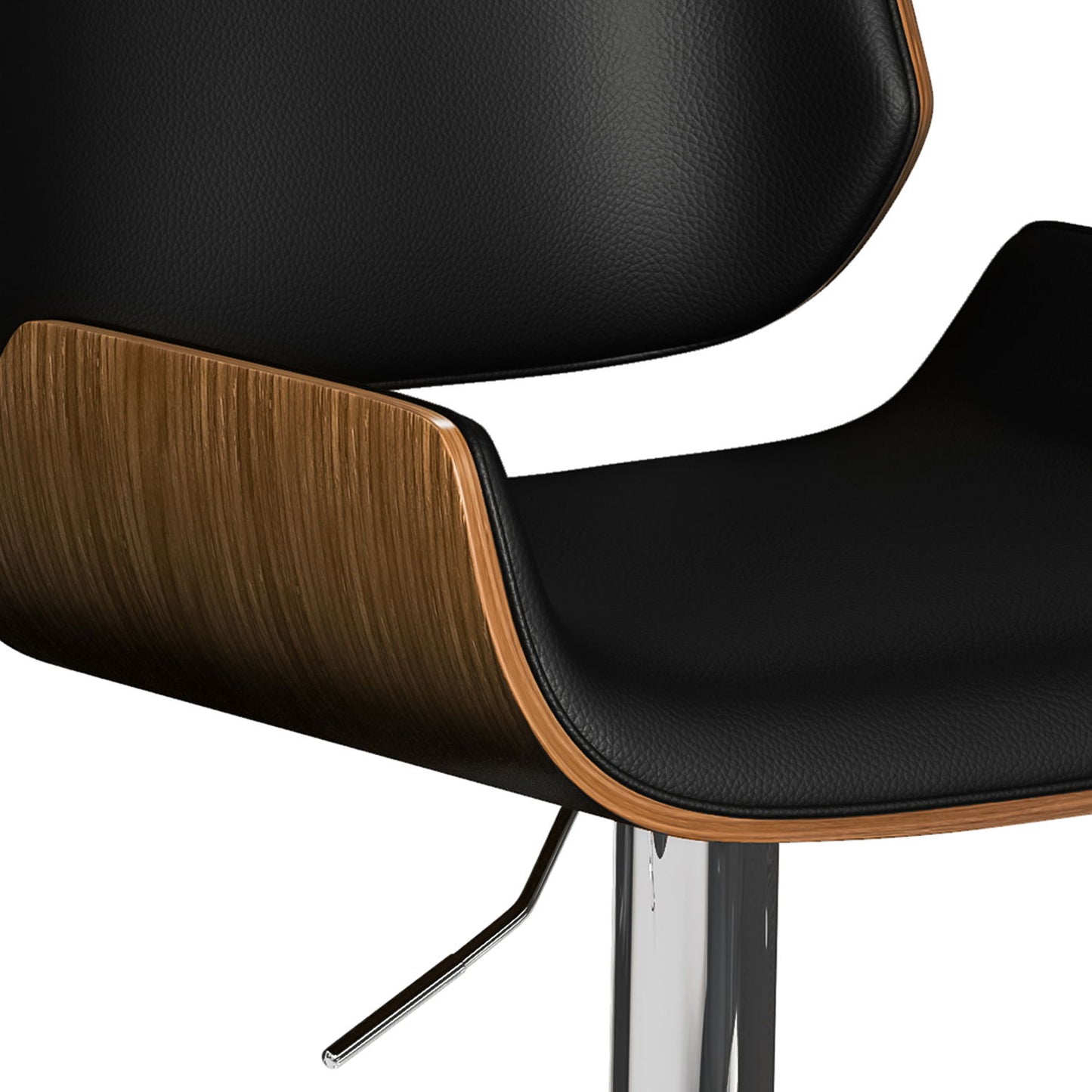Dixie - Adjustable Swivel Bar Stool - Black
