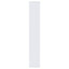 Geometric 10 Shelf Open Back Bookcase With Interlocking Shelves - White