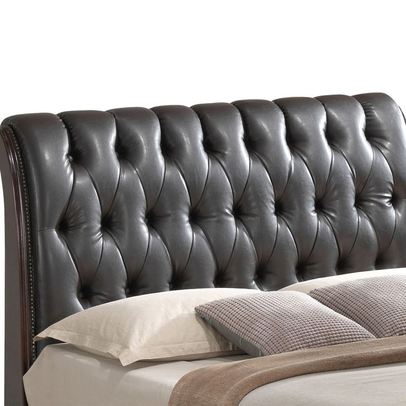 LaVita - Cama con almacenaje elegante de transición