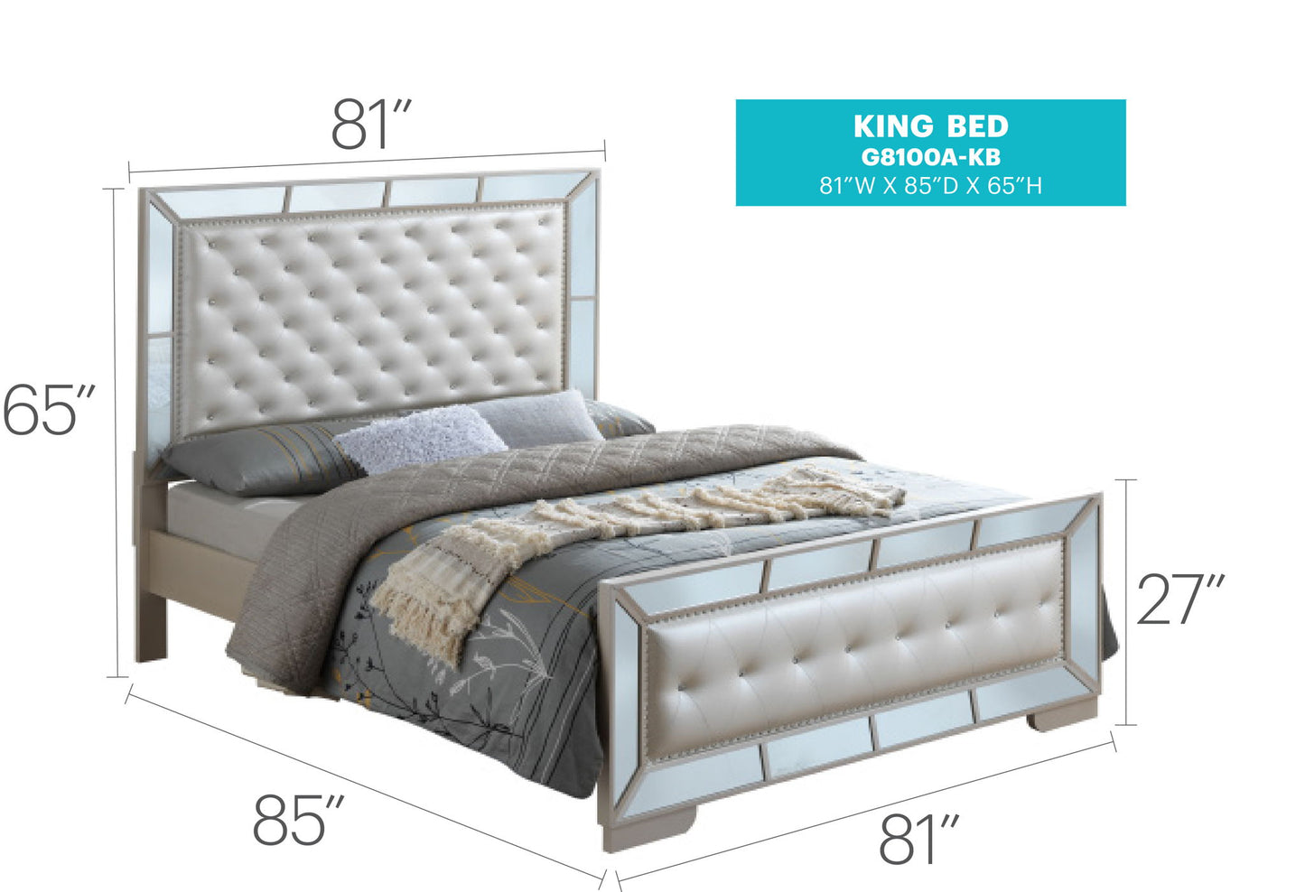 Stylish Contemporary Bed With Minimalist Design