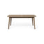 Placidity - Outdoor Expandable Dining Table With Slatted Tabletop And Tapered Legs