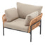 Rope Lounge Chair With Cushions For Modern Spaces