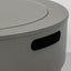 Propane Gas Fire Pit Bowl, 40000 Btu, Round For Outside - Gray