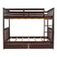Bunk Bed With Ladders And 2 Storage Drawers
