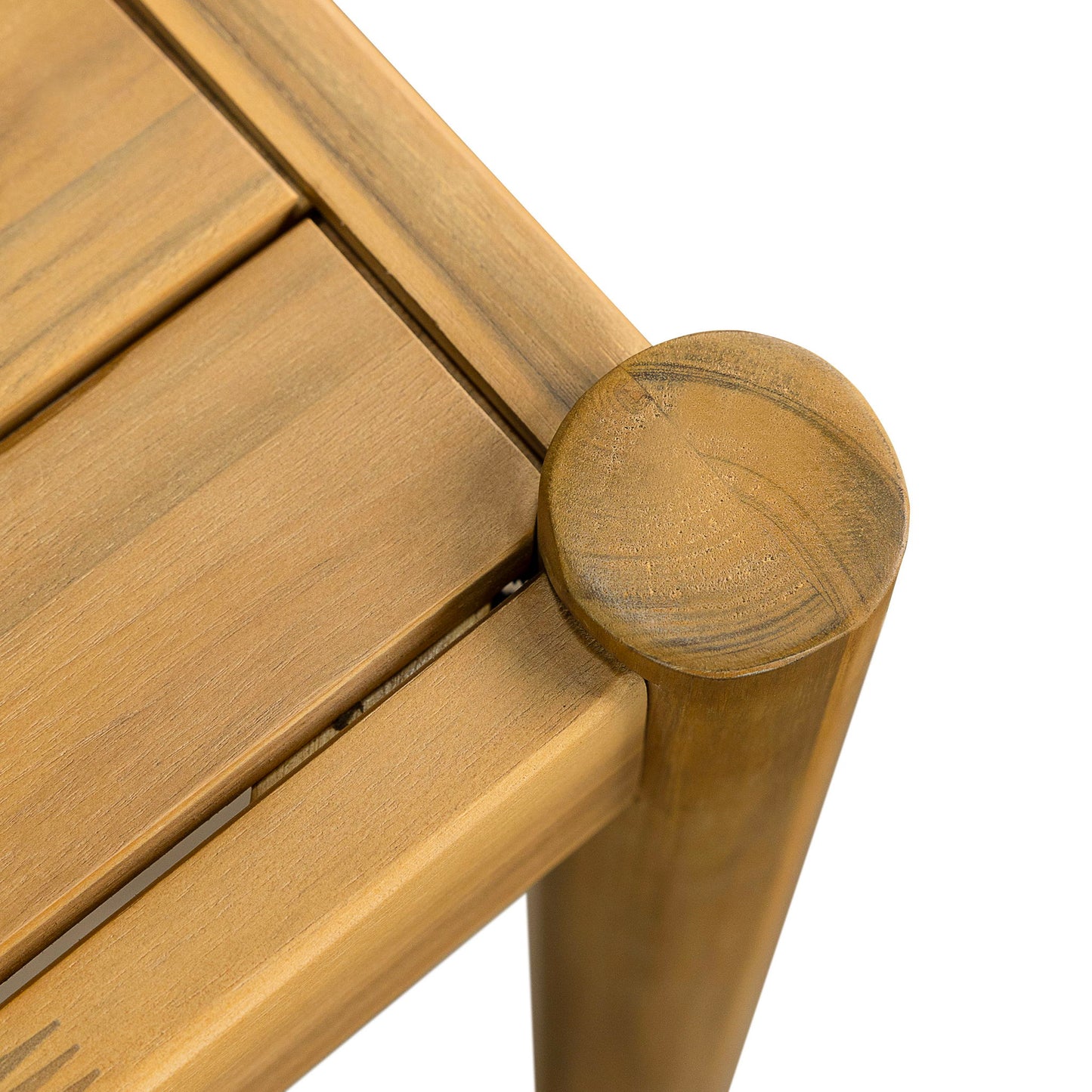 Classic Patio Dining Table, Acacia Wood - Light Teak