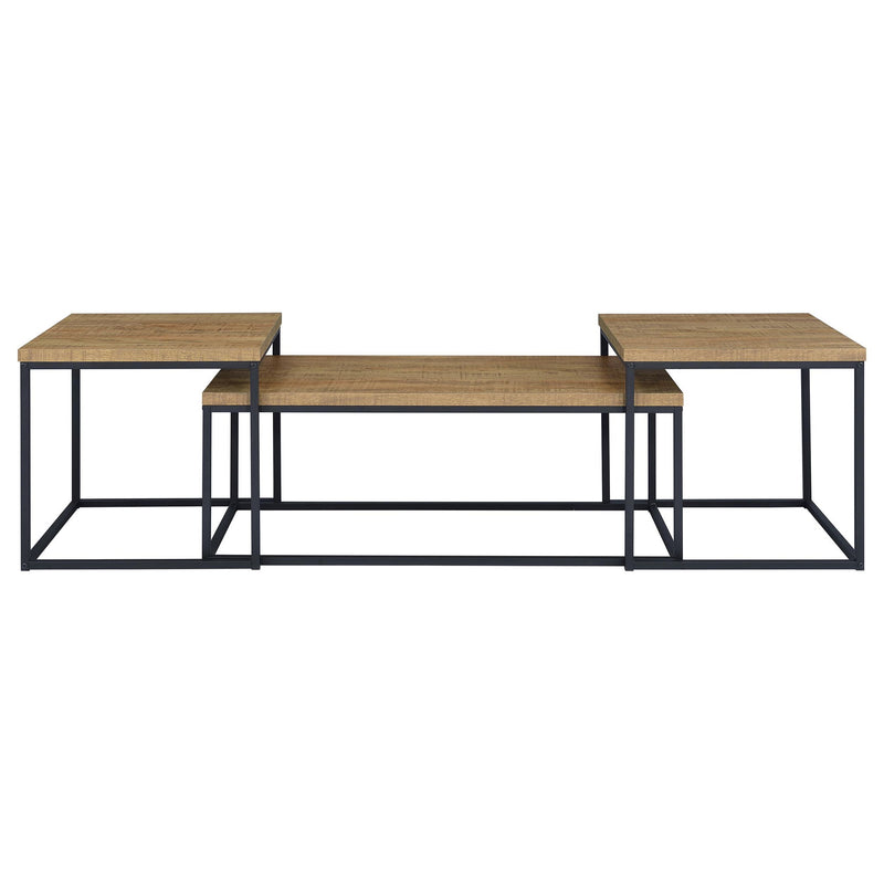 Rosey - 3 Piece Coffee Table Set - Mango Color