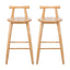 Grove - Indoor Barstool (Set of 2) - Natural