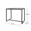 Ernesto - Outdoor Industrial Acacia Wood Bar Table