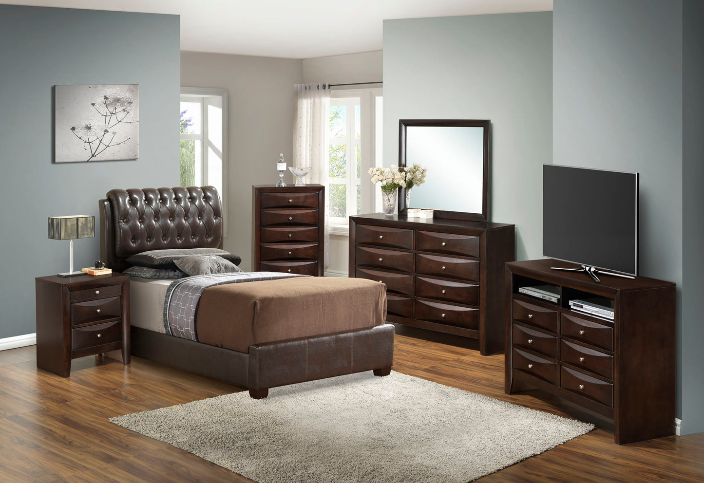 Tufted Upholstered Bed