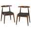 Dining Chairs With Ergonomic Backrest (Set of 2)