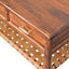 Regency - Woven Console Table With 2 Drawers - Brown