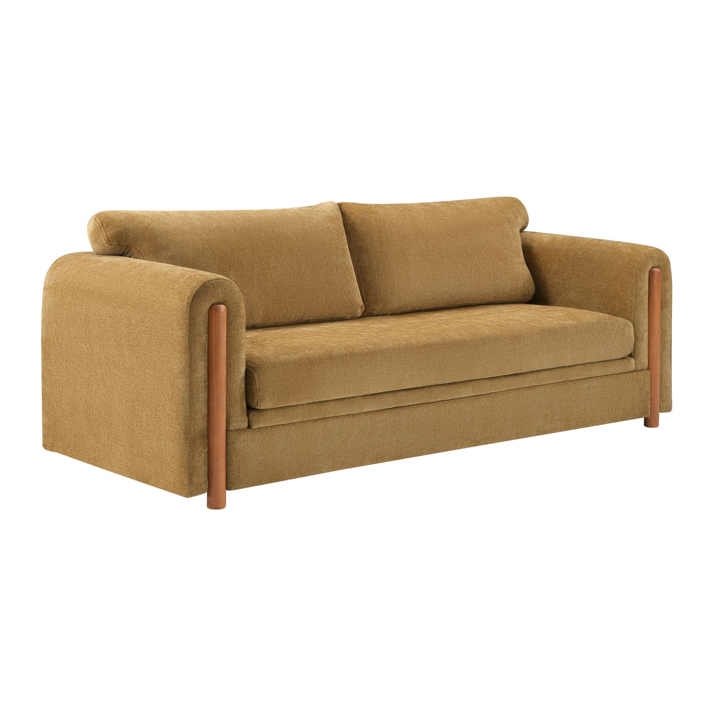 Modern 3 Seater Upholstered Couch Sofa For Living Room