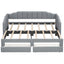 Extendable Daybed With LED Light And 2 Storage Drawers