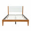 Platform Bed Frame With Upholstered Headboard, Slat Support